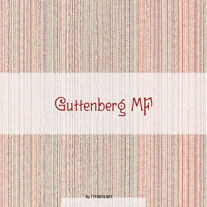 Guttenberg MF example